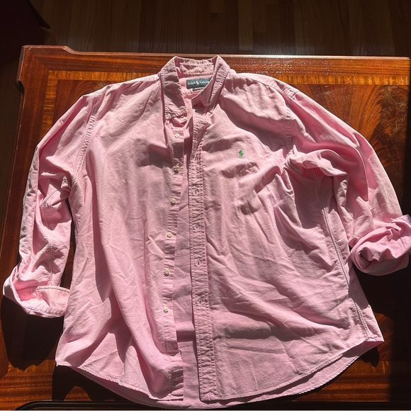 Polo Ralph Lauren Pink Oxford Button-Down Shirt - Picture 1 of 2